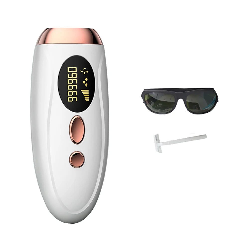 999,999 Flashes IPL Laser Hair Removal – Permanent & Painless Epilator for Face, Legs, Bikini & Body