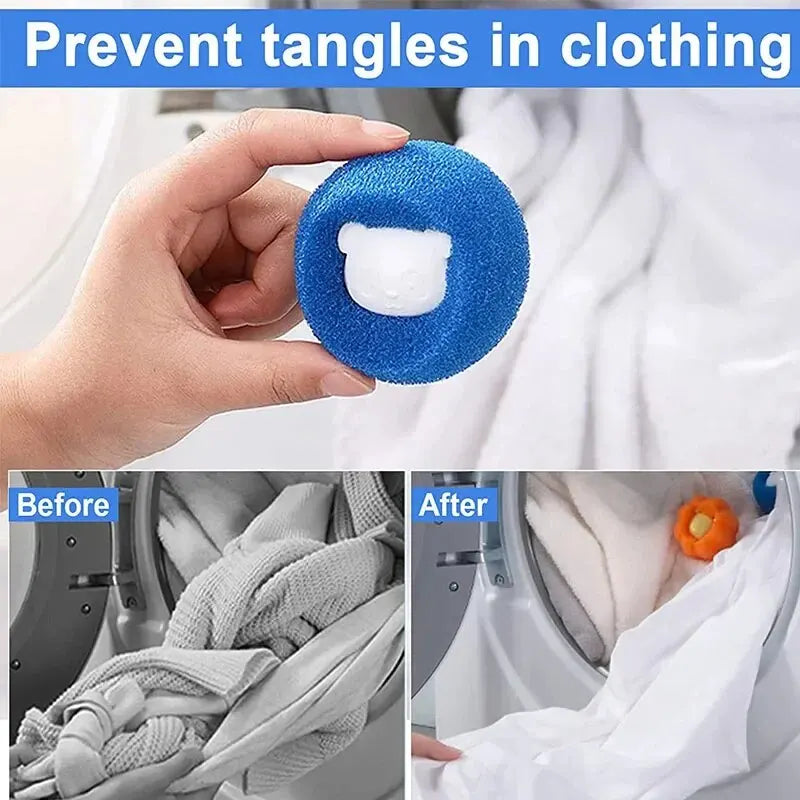 Reusable Pet Hair Remover for Laundry – Cute Animal Design