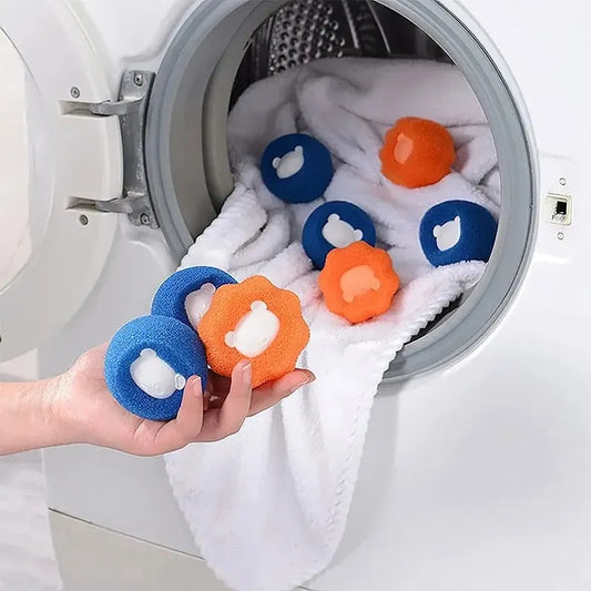 Reusable Pet Hair Remover for Laundry – Cute Animal Design