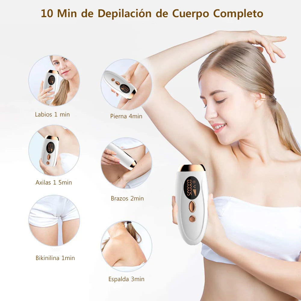 999,999 Flashes IPL Laser Hair Removal – Permanent & Painless Epilator for Face, Legs, Bikini & Body